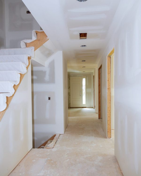 Renovation of finished Sheetrock in New Home Construction